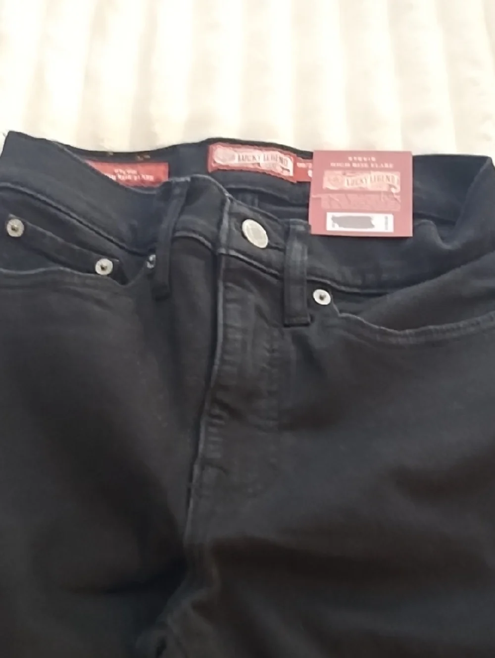 Lucky Brand Women's Black Slim Straight Jeans